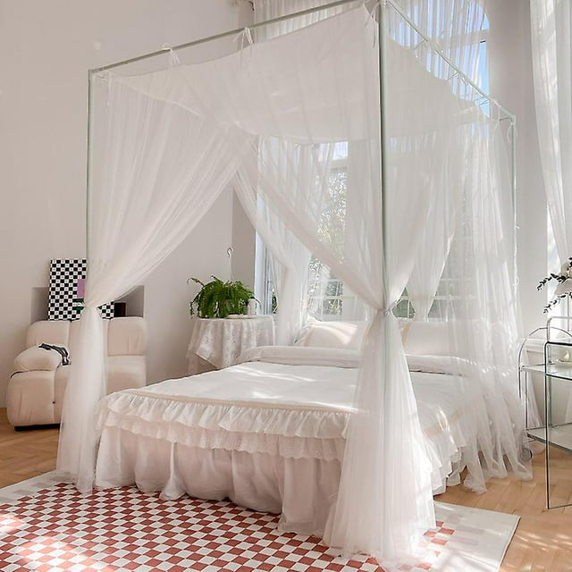 Mosquito net double bed universal square mosquito nets for double bed