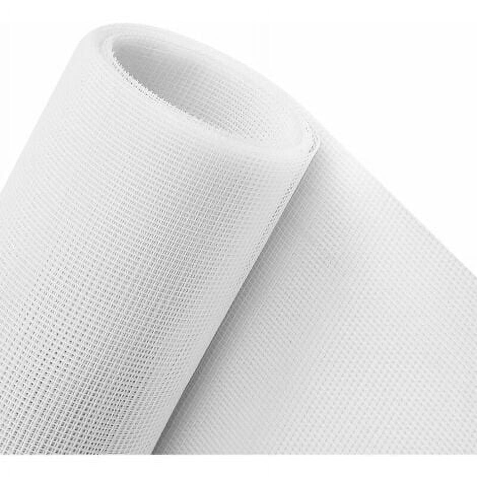Mosquito net roll 120 x 250 cm, tear resistant and cut glass fiber mosquito net, fly proof net, insect proof net, DIY door and window screen, white