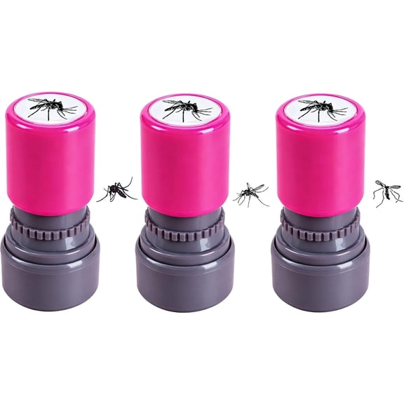 Mosquitosmack, Mosquito Smack Stamp, Mosquito Stamp Prank, Funny Novelty Creative Prank Cartoon Pattern for Tricks, Friends and Games(3pcs)