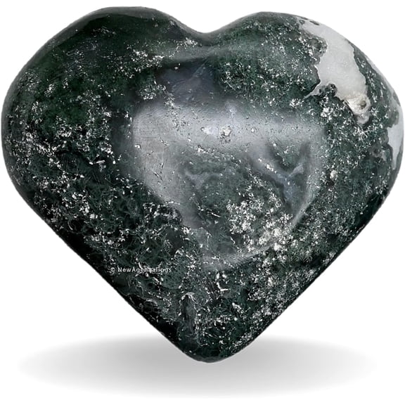 Moss Agate Crystals & Healing Stones - Large Palm Stone Crystals Piedra