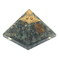 thumbnail image 1 of Moss Agate Orgone Pyramid Energy Generator | For Success, Protection, Healing, Reiki | Energy Balancing Tool, Purifier Chakra, Detoxification & Meditation, 1 of 2