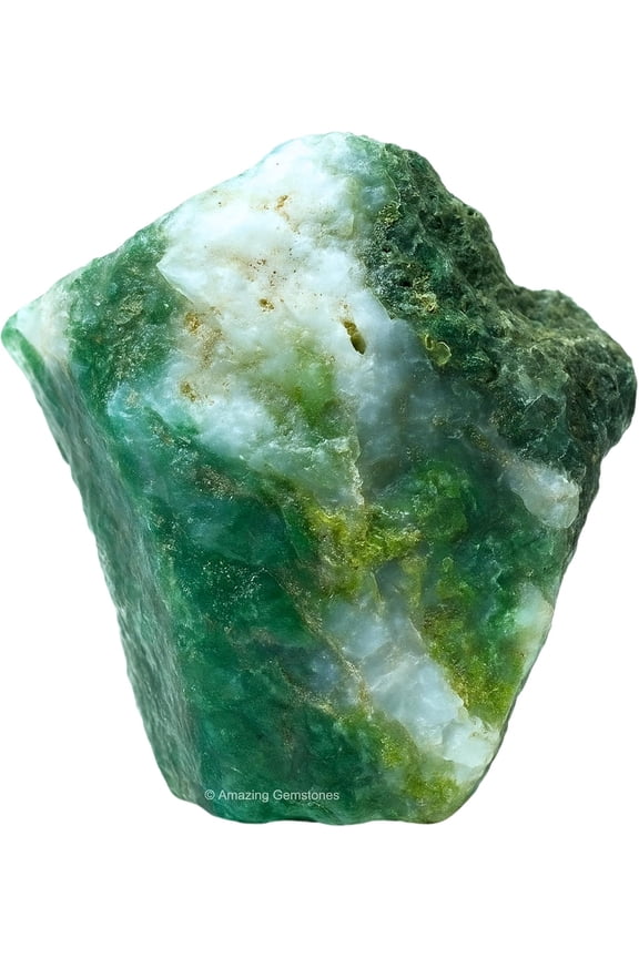 Moss Agate Raw Crystals and Healing Stones (1 Piece)