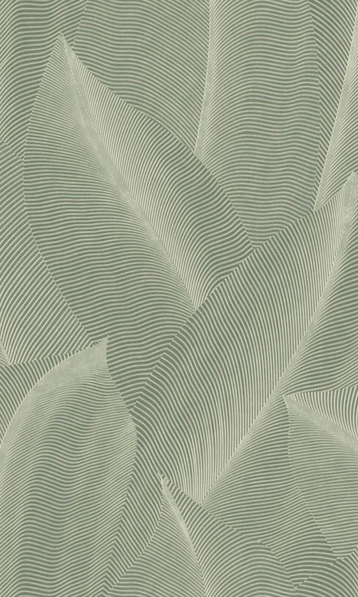 Moss Bold Digital Like Leaf Wallpaper, Double Roll, 57 sqft