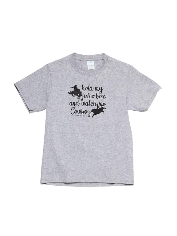 Boys Juice Box Tee M Grey
