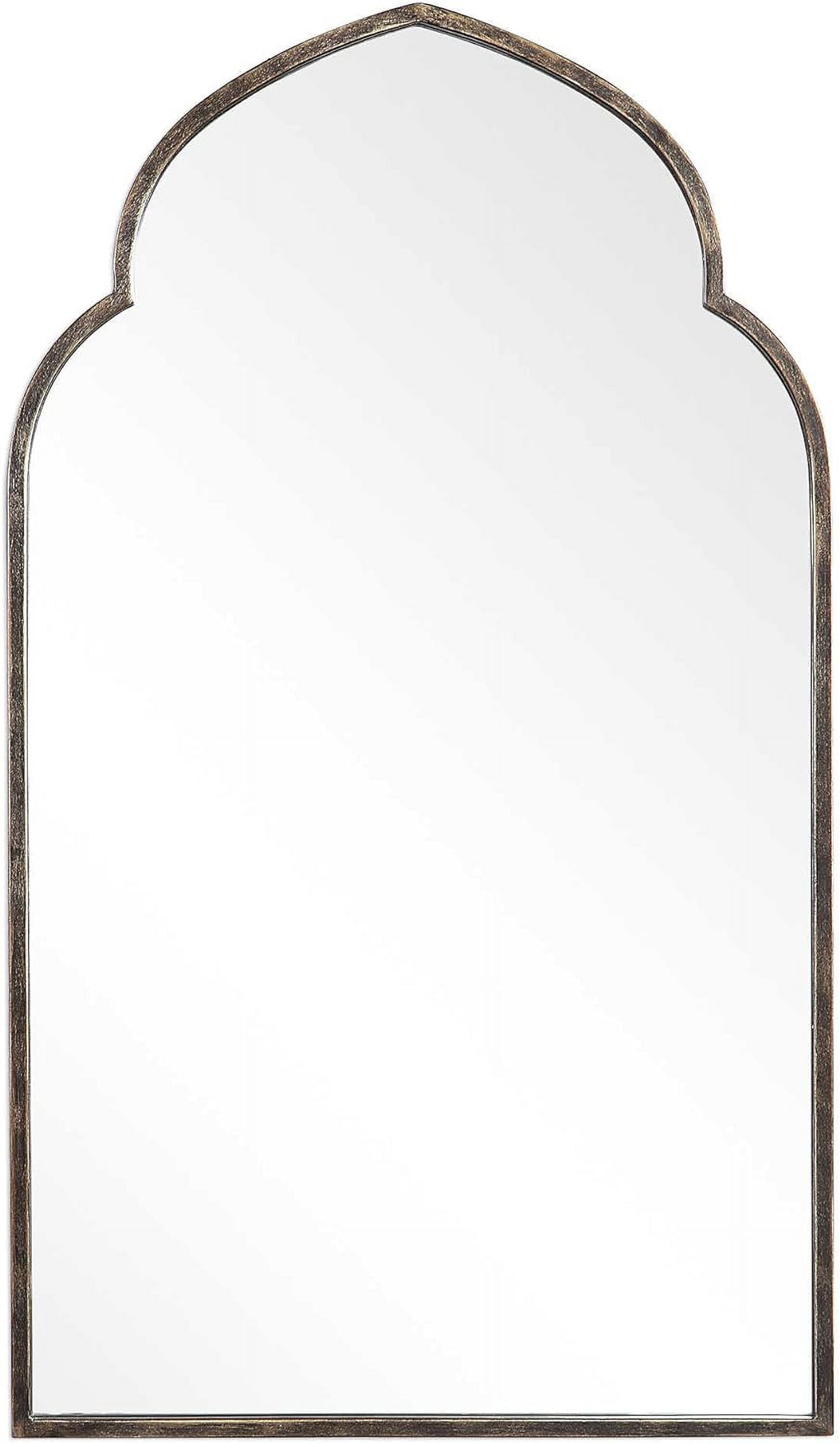 Moss + Fig Jasmine Arch Mirror | Arched Wall Mirror In Bronze Finish ...