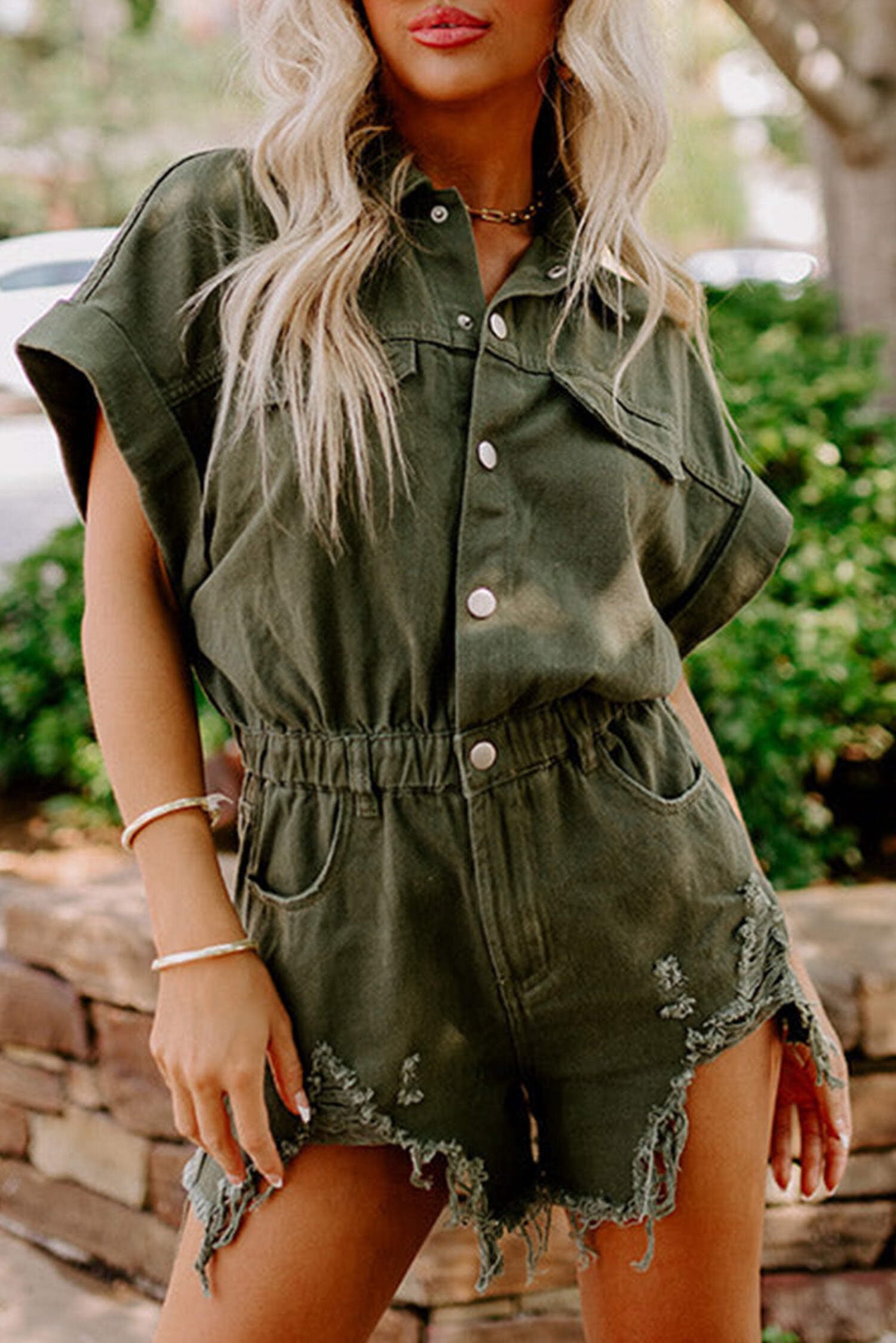 Derusty Romper (Green)