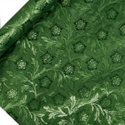 Moss Green Embossed Floral Foils 20" X 10 Yards by Paper Mart
