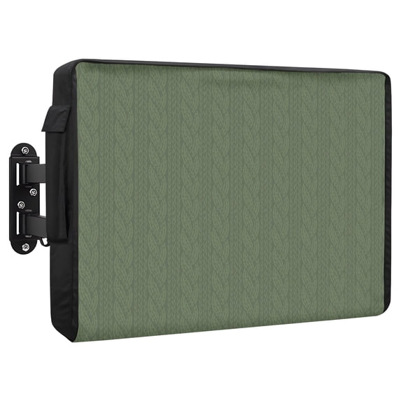 Remote Control Screen Tv Moss Green Outdoor TV Cover 40 to 43 Inch Farmhouse Botanical Deep ...