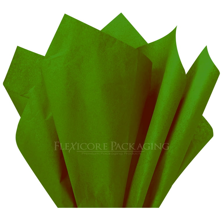 Moss Green Tissue Paper, 15x20, 100 ct 