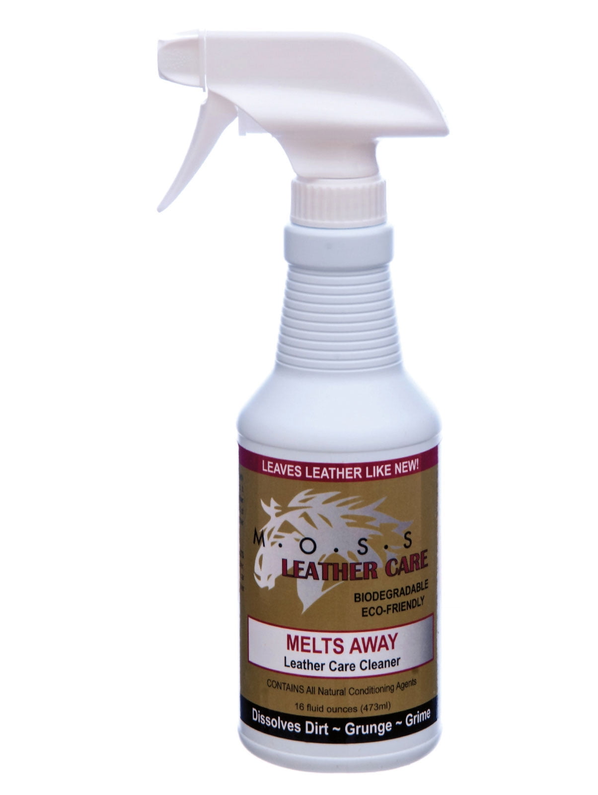 Moss Melts Away Leather Care Cleaner, 16 oz