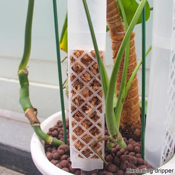 Moss Pole for Greenery s, Sphagnum Moss Pole, Adjustable Transparent Support Pole for Monstera Pothos Indoor Climbing Greenery s, 2 Pack