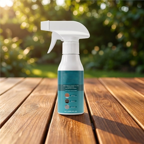 Moss Remover Spray, Moss Killer, Anti-Moss Floor Cleaner, 4.06 Fl Oz (120ml), Concentrated Formula, No Scrubbing No Rinsing, Protective Layer, Multi-Surface, for Roofs Patios Brick Tile Wood Decks