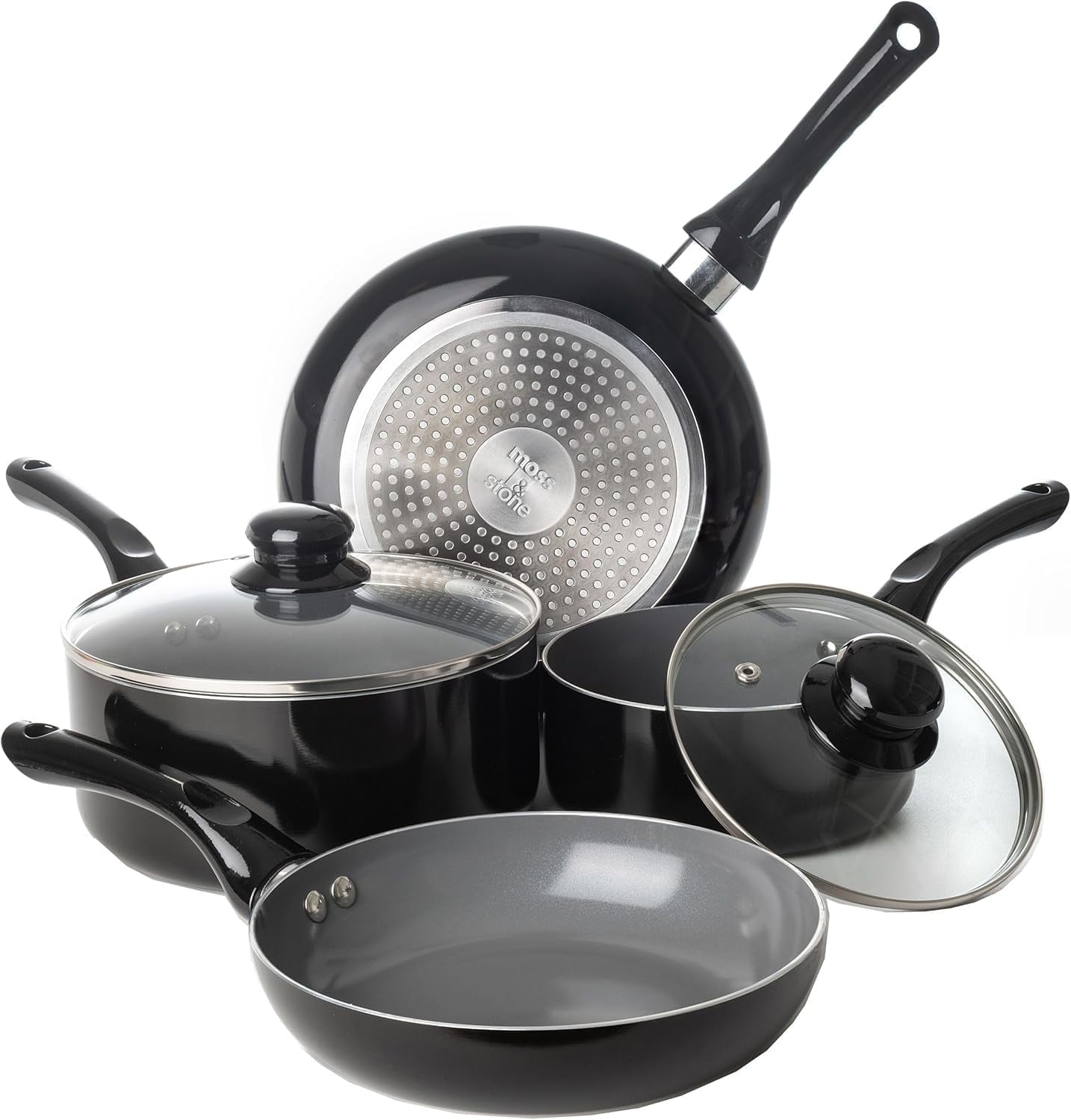 Amazon.com: SHINEURI Frying Pans 6 Pieces Nonstick Cookware