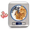 thumbnail image 1 of Moss and Stone Digital Kitchen Scale Food Multifunction Accuracy Digital Scale LCD Display 11 Lb 5 Kg, Food Scales Digital Weight Grams and Oz, Baking Scale, Stainless Steel Small Food Scale, 1 of 7