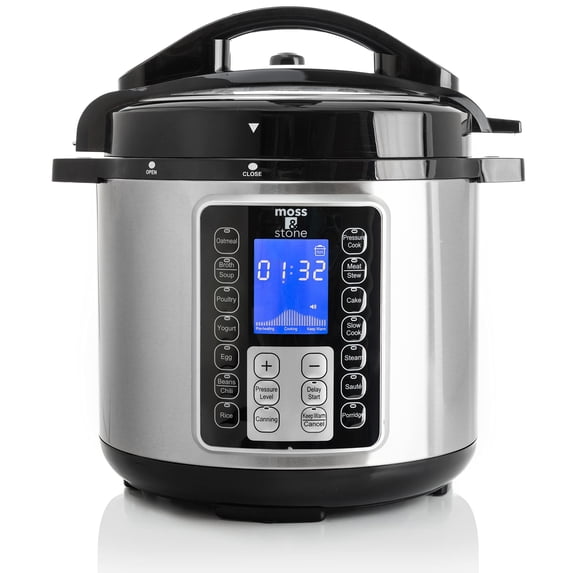 Open Box Moss & Stone Electric Pressure Cooker, 6 Quart Eclectic Pot, 14 Functions