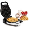 thumbnail image 1 of Moss & Stone White Belgian Waffle Maker, Electric Waffle Machine, Non-Stick Grids, Temperature Control, Round Waffle, 1 of 6
