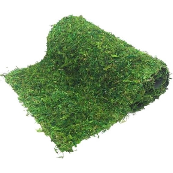 Moss Table Runner Dried Moss for Crafts Green Moss Roll for Fairy Gardens Wedding Woodland Decor 12" x 60" Preserved Moss Mat for Table Decoration Moss Carpet for Moss Grass Wall 30x153cm