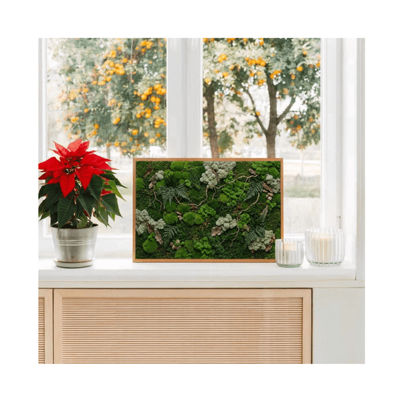 Moss Wall Art Poster Green Botanical Nature Print. Biophilic Home Decor. Forest Artwork
