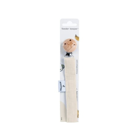 Moss and Fawn Linen Pacifier Cip Ecru