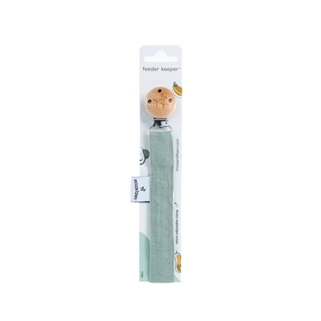 Moss and Fawn Linen Pacifier Cip Fern