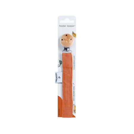 Moss and Fawn Linen Pacifier Cip Terracotta