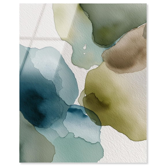 Moss and Mineral Forms V Acrylic Print Nature Decor by Art Remedy, Ready to Hang, 16 x 20