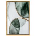 thumbnail image 1 of Moss and Mist Canvas Green Abstract Art by Art Remedy, Gold Frame, 24" x 36", 1 of 7