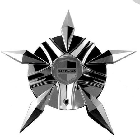 Mossa Wheels Custom Center Cap Chrome (Set of 4) # MS-CAP-L221 Turin-FWD C-730 71222-4
