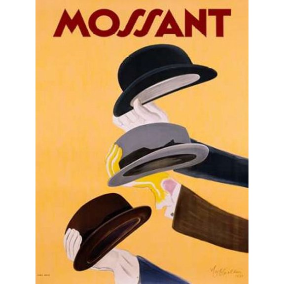 Mossant 1938 Poster Print by Leonetto Cappiello