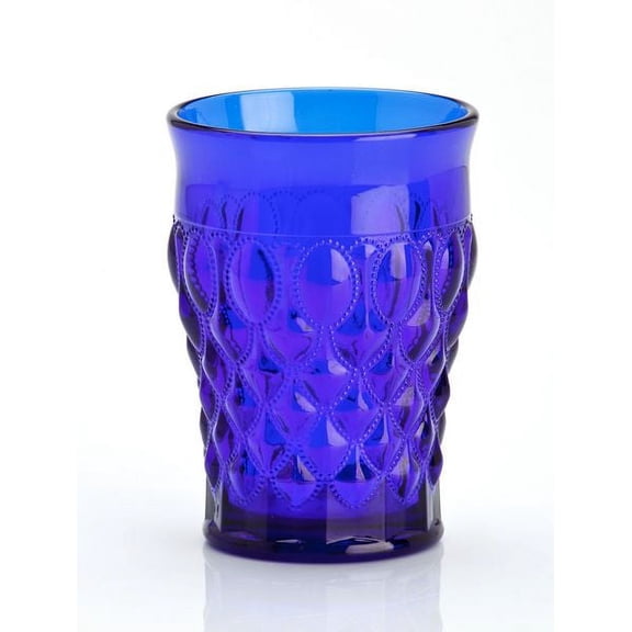 Mosser Glass Elizabeth Tumblers Set of 4 in Cobalt