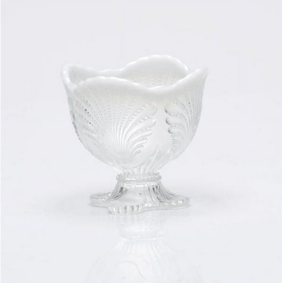 Mosser Glass Shell Berry Dish - Crystal Opal