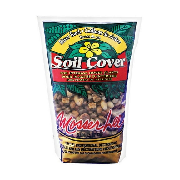 Mosser Lee Assorted River Rock Soil Cover 5 lb