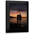 thumbnail image 1 of Mossholder, Tim 11x14 Black Modern Framed Museum Art Print Titled - Couple Silhouette, 1 of 5