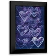 thumbnail image 1 of Mossholder, Tim 11x14 Black Modern Framed Museum Art Print Titled - Painted Hearts, 1 of 5