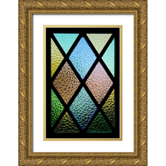 Mossholder, Tim 13x18 Gold Ornate Wood Framed with Double Matting Museum Art Print Titled - Back Door Window