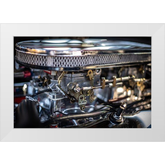 Mossholder, Tim 14x11 White Modern Wood Framed Museum Art Print Titled - Auto Engine