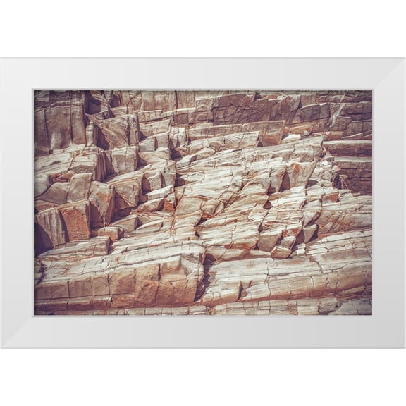 Mossholder, Tim 14x11 White Modern Wood Framed Museum Art Print Titled - Rock Formations