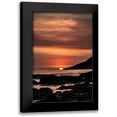 thumbnail image 1 of Mossholder, Tim 17x24 Black Modern Framed Museum Art Print Titled - Orange Sunset, 1 of 5