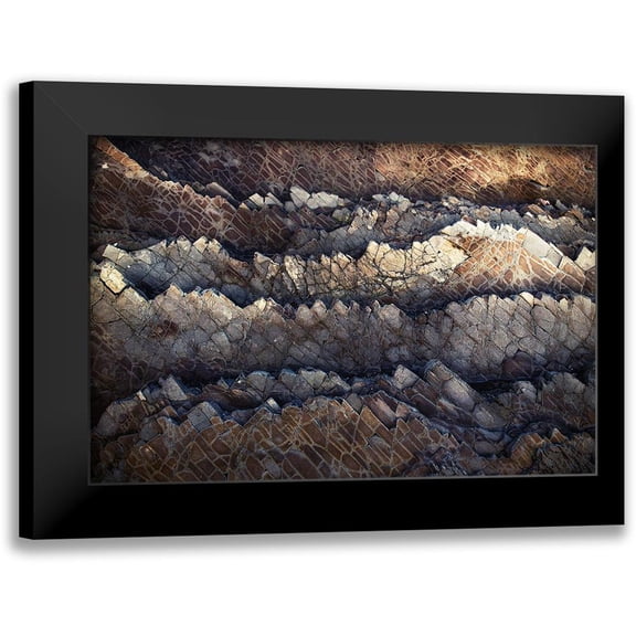 Mossholder, Tim 18x13 Black Modern Framed Museum Art Print Titled - Rock Formations