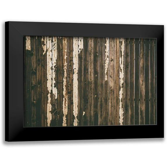 Mossholder, Tim 24x17 Black Modern Framed Museum Art Print Titled - Wood Fence