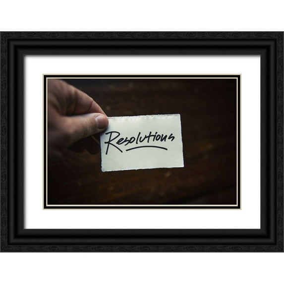 Mossholder, Tim 32x23 Black Ornate Wood Framed with Double Matting Museum Art Print Titled - Resolutions