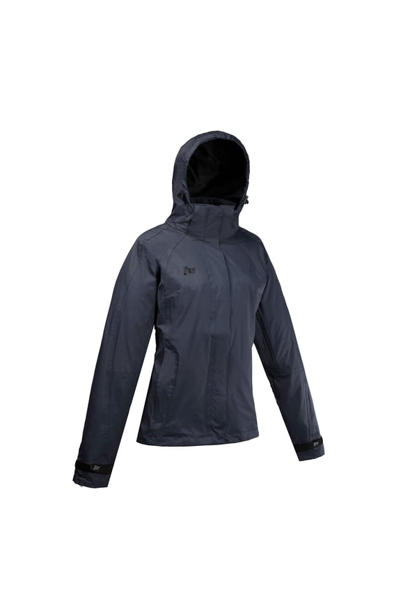 , 51-112-15, Womens Quest Rain Jacket - Grey, Large