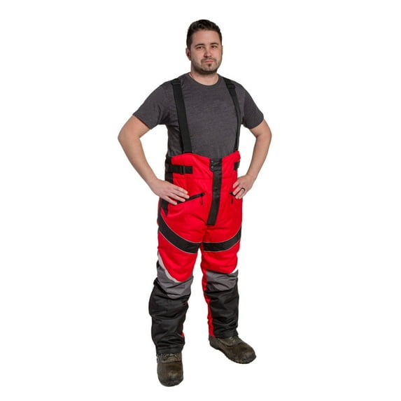 Mossi Men's F1 Snow Bib - Red / 3XL