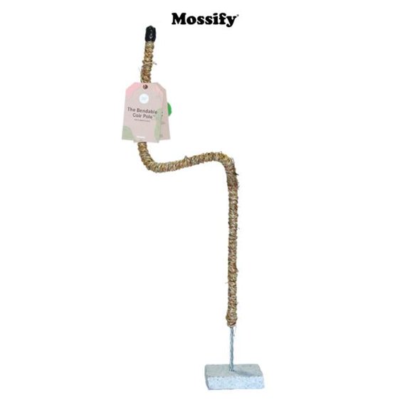Mossify 088247 30 in. BCP-0030 Bendable Coir Pole for MP12, Brown