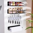 thumbnail image 1 of Mossime 2-Tier Stainless Steel Magnetic Spice Rack & Organizer, 1 of 7
