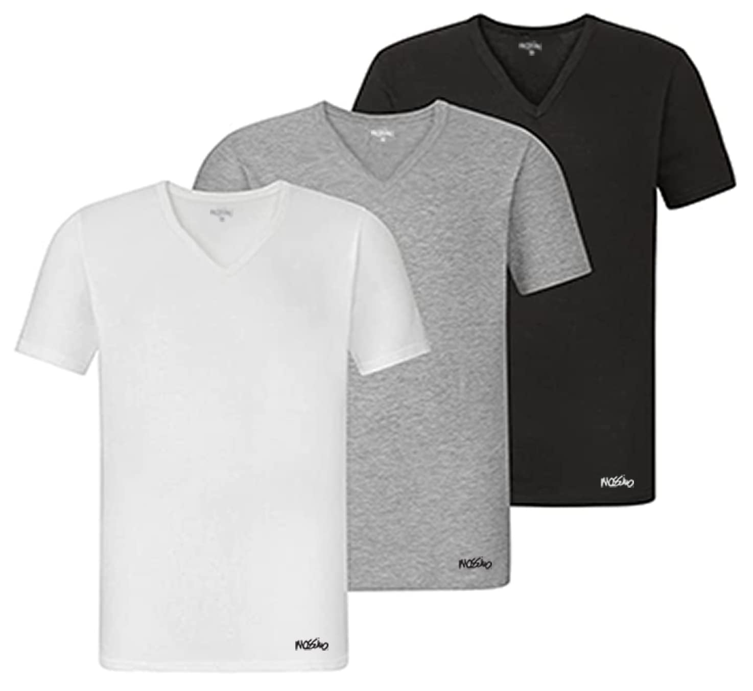 Mossimo 3-Pack Mens T-shirts, Mens Casual Tshirts, Plain Crewneck Undershirts for Men