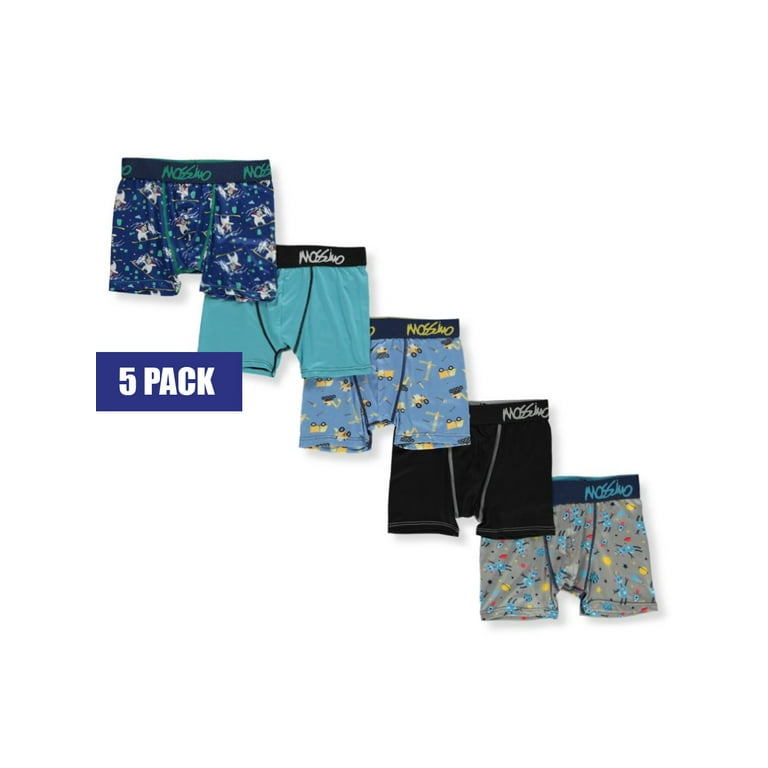 Mossimo Boys 5 Pack Performance Boxer Briefs blue multi 18 20 Big Boys Walmart