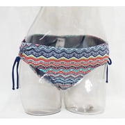 Mossimo Multi-Color Chevron Hipster Side Tie Bikini Bottoms Womens XS