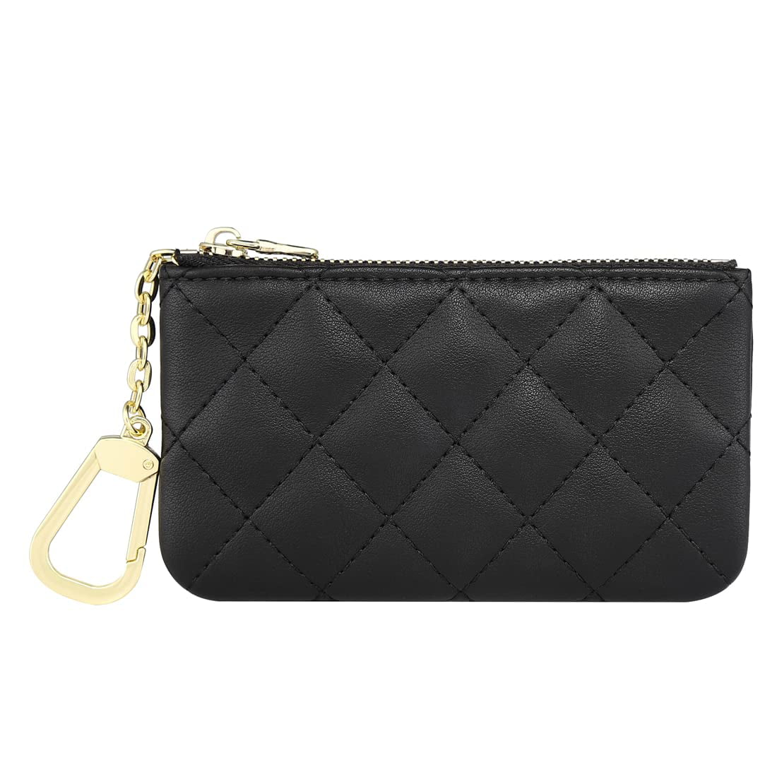CHANEL By The Sea Quilted Lambskin Leather Clutch Wallet Metallic Silv