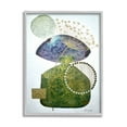 thumbnail image 1 of Mossy Botanical Contemporary Nature Abstract Graphic Art Gray Framed Art Print Wall Art, 1 of 7